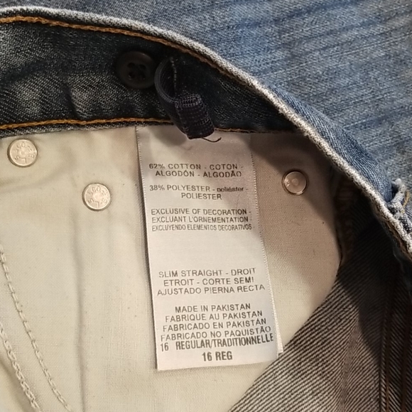 NWOT Levi's Denizen 218 Slim Straight Jeans - Picture 3 of 3